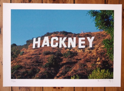 ''Hackneywood'' screenprint by Richard Pendry