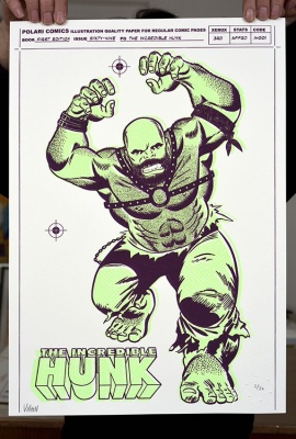 ''The Incredible Hunk'' limited edition screenprint by Villain