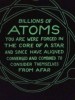 ''Billions of Atoms'' glow in the dark print by Angry Dan