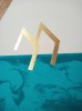 ''Pool 1'' screenprint with gold leaf by Gavin Dobson
