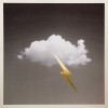 ''Little Fucking Cloud (White Gold)'' screenprint by Donk