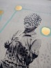 ''Piper'' limited edition screenprint with gold leaf by Donk