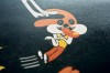 ''Funky Beach'' limited edition woodcut print by Roman Klonek