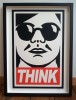 ''Think'' limited edition screenprint by Mark Perronet