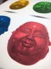 ''YOLO Buddhas'' limited edition screenprint by Richard Pendry