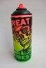 ''Great Vibes'' screenprinted spray can by Ben Rider