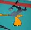 ''Daffy - Red Stripe'' limited edition screenprint by Carl Stimpson