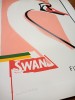 Swan Misprint (Pink) screenprint by Carl Stimpson