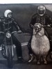 ''Hardtail'' mezzotint print by Sjoerd Tegelaers