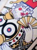 ''Four Queens and a Joker'' limited edition giclee print by Villain