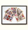 ''Four Queens and a Joker'' limited edition giclee print by Villain