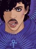 ''Purple Saint'' limited edition gicle print by Villain