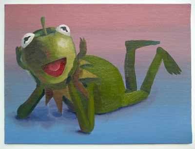 ''Son of Frog'' original painting by Kimberley Bright