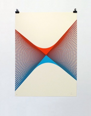 ''Touch'' limited edition screenprint by Yann Brien