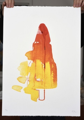 ''Rocket'' limited edition screenprint by Gavin Dobson