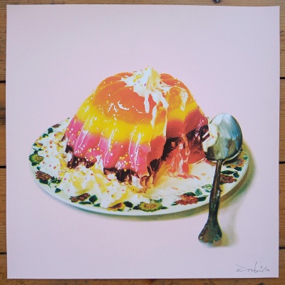 ''Jelly'' limited edition cmyk screenprint by Donk