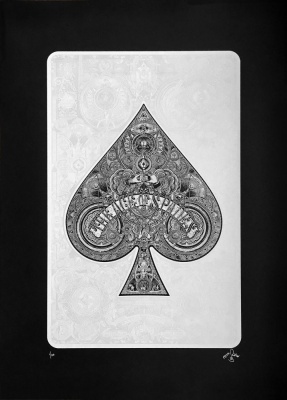 ''Ace of Spades'' limited edition screenprint by 57 Design