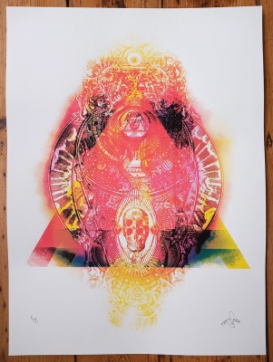 ''Ecstatic Vision'' limited edition screenprint by 57 Design