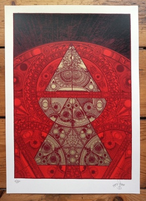 ''King of Mars'' limited edition screenprint by 57 Design