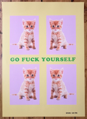 ''Kitten'' poster print by Babak Ganjei