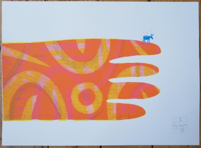 ''Magic Donkey No 11'' limited edition screenprint by James Green