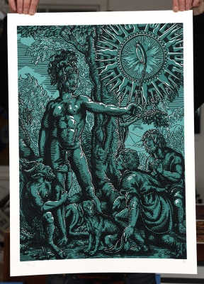 ''Dick Pic'' limited edition screenprint by Daniel Hosego