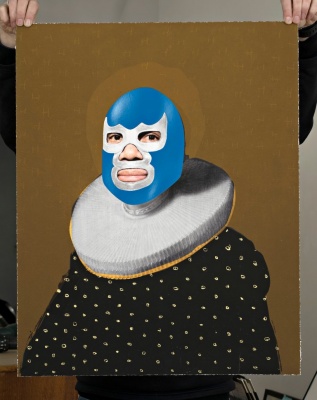 ''Blue Devil'' limited edition print by Heath Kane