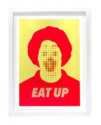 ''Eat Up (Ronald)'' limited edition screenprint by Heath Kane