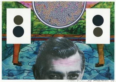 ''Untitled'' original collaborative artwork by Tom Buchanan and KEELERTORNERO