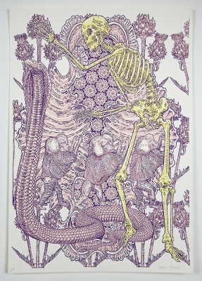 ''Coming forth by day'' limited edition screenprint by Peter Mammes