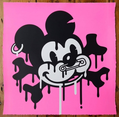 ''Dogmouse'' limited edition screenprint by Mister Edwards