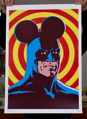 ''Ratman'' limited edition screenprint by Mister Edwards