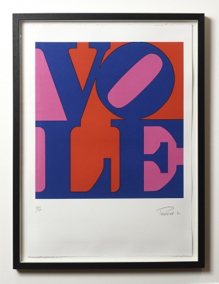 ''Vole 3'' limited edition screenprint by Mark Perronet