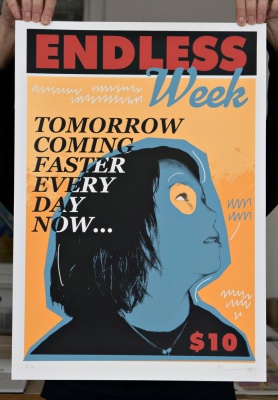 ''Endless Week - Alex'' limited edition screenprint by Richard Pendry