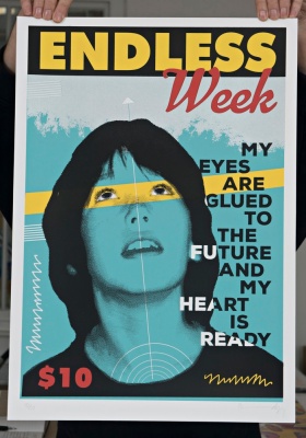 ''Endless Week - Archie'' limited edition screenprint by Richard Pendry