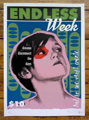 ''Endless Week - Dougal'' limited edition screenprint by Richard Pendry