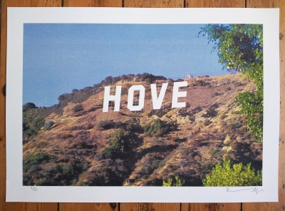 ''Hovewood'' limited edition screenprint by Richard Pendry