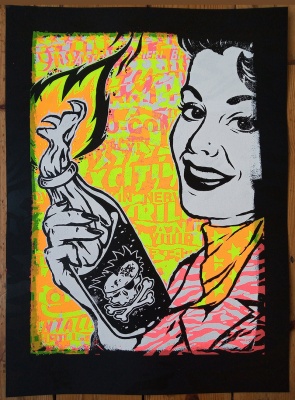 ''Firestarter'' limited edition screenprint by Ben Rider