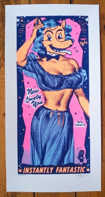 ''Instantly Fantastic! 2'' limited edition screenprint by Ben Rider