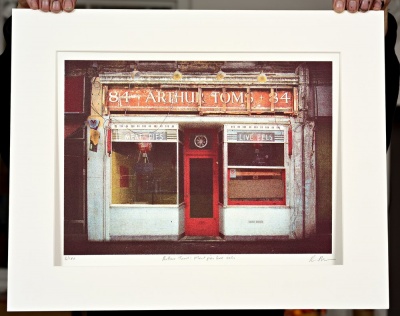 ''Arthur Toms'' limited edition screenprint by Richard Roberts