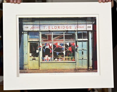 ''Artistic Florist'' limited edition screenprint by Richard Roberts