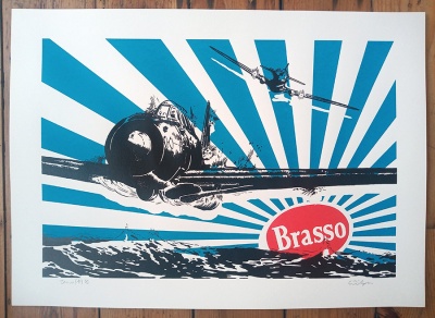 ''Brasso (MF)'' limited edition screenprint by Carl Stimpson