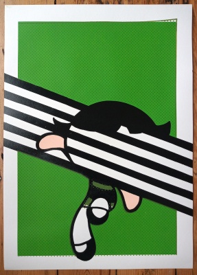 ''Buttercup'' limited edition screenprint by Carl Stimpson