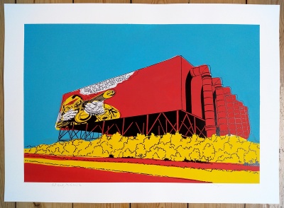 ''Get Ready'' PC version screenprint by Carl Stimpson