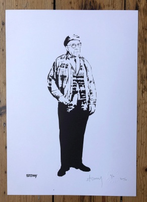 ''Ivor Cutler'' limited edition print by Stewy