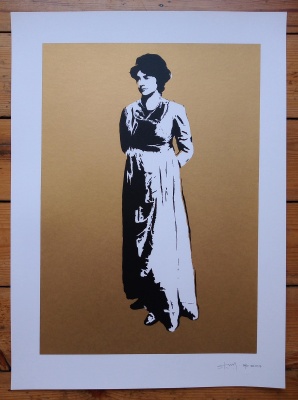 ''Mary Wollstonecraft'' limited edition screenprint by Stewy