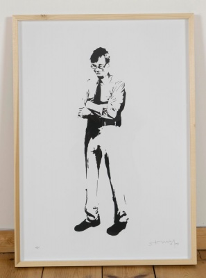 'Tony Wilson' limited edition screenprint by Stewy