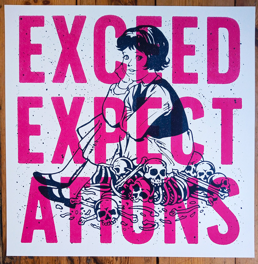 ''Better Betty (Exceed)'' limited edition screenprint by BEAST