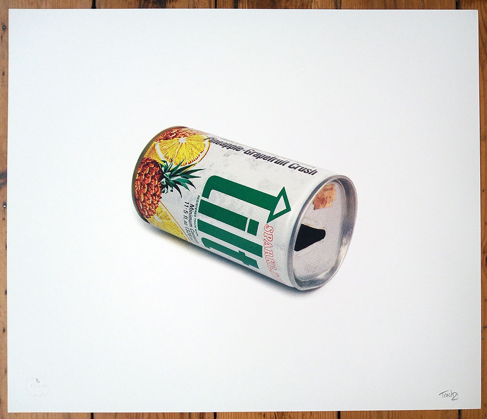 ''Lilt Can'' limited edition screenprint by Trash Prints