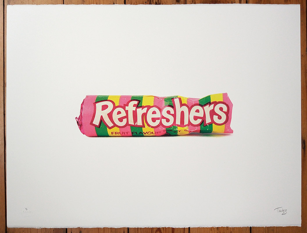 ''Refreshers'' limited edition screenprint by Trash Prints